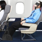 Airplane Footrest Portable Travel Foot Hammock for plane