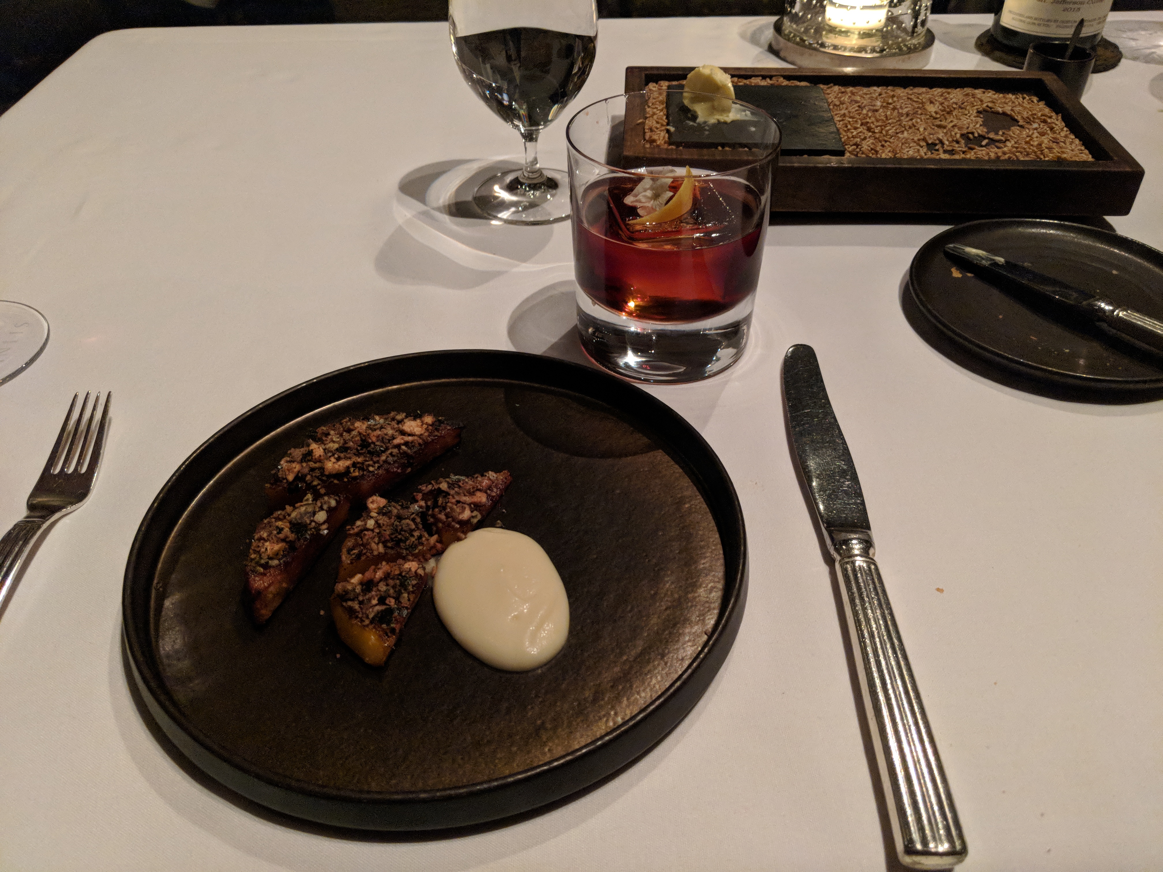 Fine Dining Review Canlis Seattle pumpkin