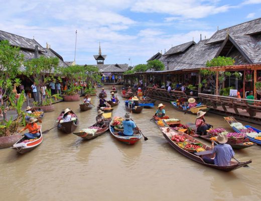 pattaya floating market bangkok thailand travel asia