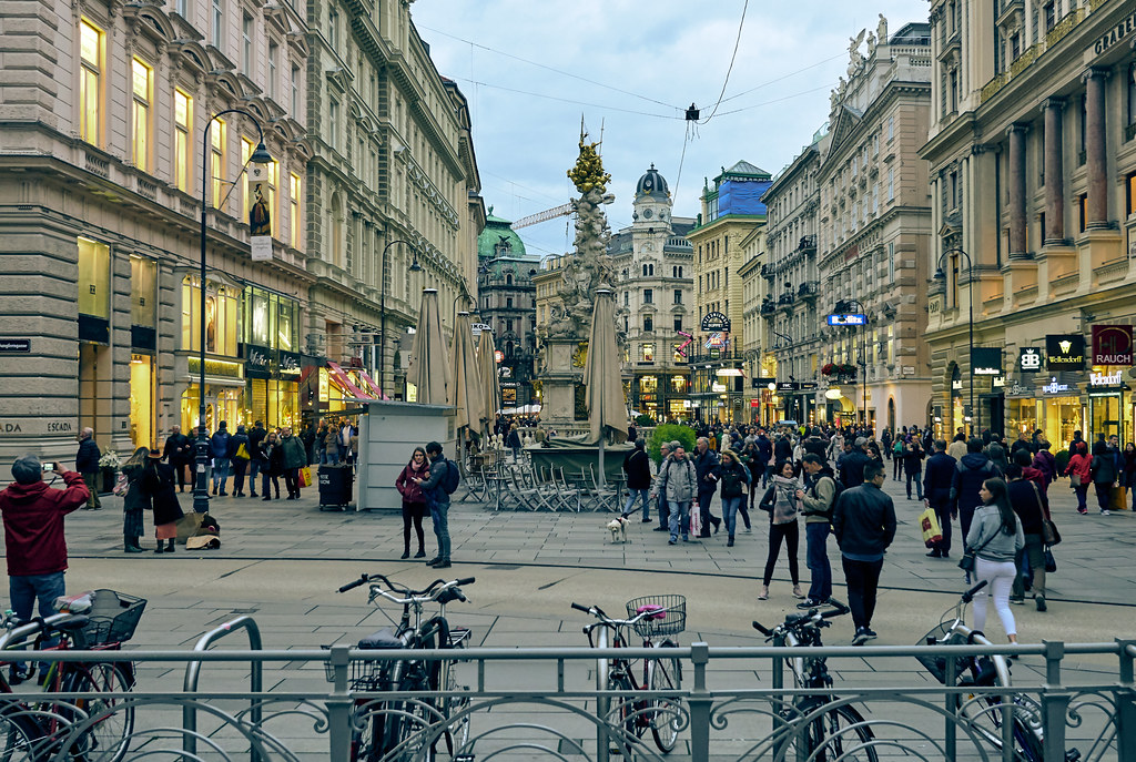 downtown vienna austria streets and sidewalks - Love Eat Travel